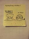 Cartoon: Flachwitzmuscheln (small) by Post its of death tagged muscheln