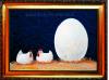 Cartoon: easter (small) by blau tagged easter,egg,osterei,ostern,eier,hennen,huhn,neid,wonne,eltern,kind,mann,frau,familie,