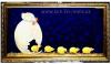 Cartoon: easter (small) by blau tagged geburt,start,diplom,abschluss,easter,ostern,osterei,henne,huhn,küken,kinder,familie,
