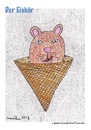 Cartoon: der eisbär (small) by meusikus tagged eis,bär,polar,gletscher,hitze,sommer,arktis,eisberg