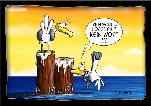 Cartoon: Höstis Emma und Konsorten (medium) by Hösti tagged hösti,cartoons,hoesti,stephan,höstermann,emma,und,konsorten,möwe