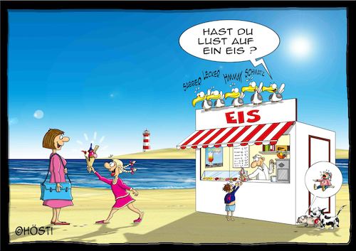 Cartoon: Höstis Emma und Konsorten (medium) by Hösti tagged hösti,cartoons,hoesti,stephan,höstermann,emma,und,konsorten,möwe