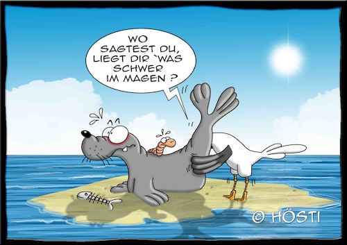 Cartoon: Höstis Emma und Konsorten (medium) by Hösti tagged hösti,cartoons,hoesti,stephan,höstermann,emma,und,konsorten,möwe