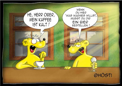 Cartoon: Höstis Hösti Bärchen (medium) by Hösti tagged hösti,cartoons,hoesti,stephan,höstermann,aus,dem,leben,höstibärchen,bärencartoons