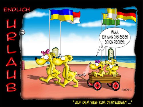 Cartoon: Höstis Hösti Bärchen (medium) by Hösti tagged hösti,cartoons,hoesti,stephan,höstermann,aus,dem,leben,höstibärchen,bärencartoons