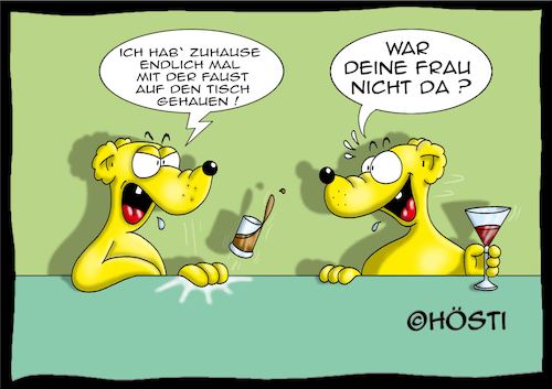 Cartoon: Höstis Hösti Bärchen (medium) by Hösti tagged hösti,cartoons,hoesti,stephan,höstermann,aus,dem,leben,höstibärchen,bärencartoons