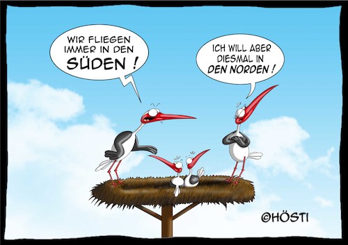 Cartoon: Höstis Vögelkunde (medium) by Hösti tagged hösti,cartoons,hoesti,stephan,höstermann,vögel,vogel,ornithologie,vögelkunde