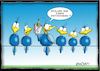 Cartoon: Höstis Batty Birds (small) by Hösti tagged hösti,cartoons,hoesti,stephan,höstermann,batty,birds,vögel,blaue