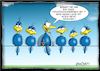 Cartoon: Höstis Batty Birds (small) by Hösti tagged hösti,cartoons,hoesti,stephan,höstermann,batty,birds