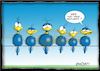 Cartoon: Höstis Batty Birds (small) by Hösti tagged hösti,cartoons,hoesti,stephan,höstermann,batty,birds