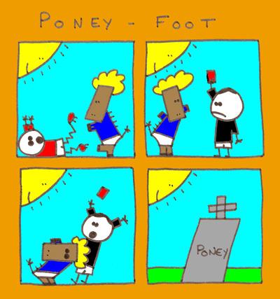 Cartoon: Poney Zidane (medium) by lpedrocchi tagged poney,zidane,foot