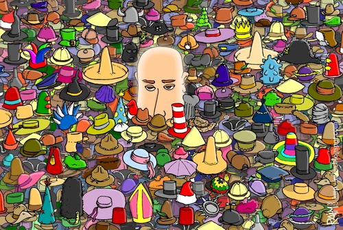 Cartoon: hats (medium) by raim tagged hat,hats