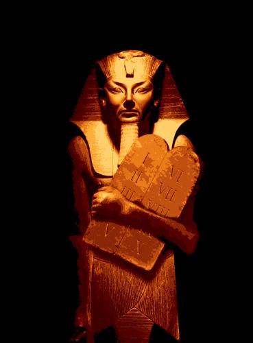 Cartoon: Religion and Power (medium) by Ali Miraee tagged egypt,pharaoh,10,guide,power,religion,