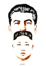 Cartoon: Communists! (small) by Ali Miraee tagged communists,stalin,josef,kim,jungh,yun,comunism,alimiraee,ali,miraee