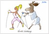 Cartoon: Nordic Walking (small) by Zotto tagged world,natur,freizeit