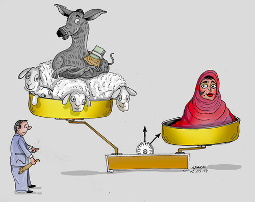 Cartoon: Engagement (medium) by Shahid Atiq tagged 0180
