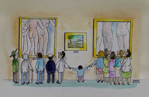 Cartoon: Exhibition (medium) by Shahid Atiq tagged 059
