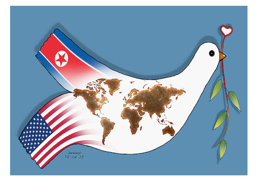 Cartoon: LOVE AND PEACE ! (medium) by Shahid Atiq tagged afghanistan,balkh,helmand,kabul,london,nangarhar,attack