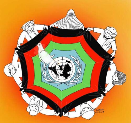 Cartoon: peace day (medium) by Shahid Atiq tagged 027
