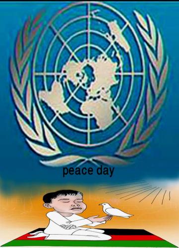Cartoon: peace day (medium) by Shahid Atiq tagged 028