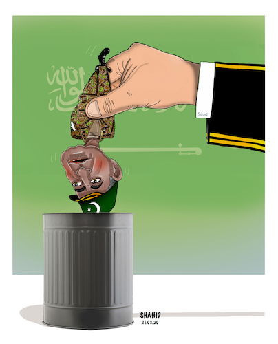 Cartoon: Saudi MBS refused PAK Army ! (medium) by Shahid Atiq tagged pakistan