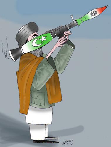 Cartoon: taliban (medium) by Shahid Atiq tagged 013,