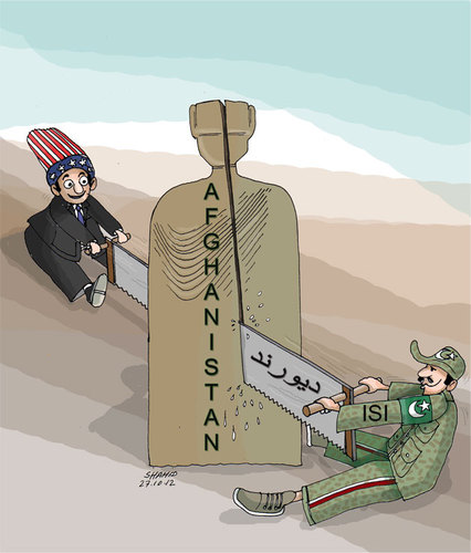 Cartoon: usa afghan (medium) by Shahid Atiq tagged 0151