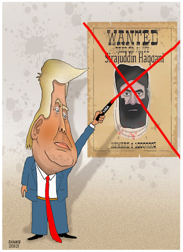 Cartoon: USA  acquits terrorists! (medium) by Shahid Atiq tagged afghanistan