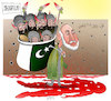 Cartoon: Afghanistan terror attack ! (small) by Shahid Atiq tagged afghanistan,balkh,helmand,kabul,attack