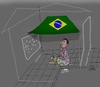 Cartoon: Brazil (small) by Shahid Atiq tagged 0185