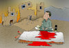 Cartoon: Children in WAR (small) by Shahid Atiq tagged 0214