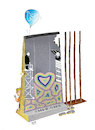 Cartoon: Collapse of Berlin Wall ! (small) by Shahid Atiq tagged berlin