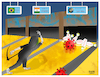 Cartoon: Covid Bowling ! (small) by Shahid Atiq tagged world