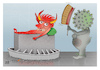 Cartoon: Devil in rest ! (small) by Shahid Atiq tagged word