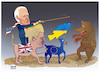 Cartoon: Europe Under US pressure! (small) by Shahid Atiq tagged ukraine