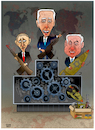 Cartoon: Evil triangle ! (small) by Shahid Atiq tagged world