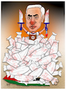 Cartoon: Gaza butcher! (small) by Shahid Atiq tagged palestine