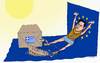 Cartoon: Griechenland Hilfspaket (small) by Shahid Atiq tagged griechenland
