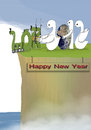 Cartoon: Happy New Year! (small) by Shahid Atiq tagged 0146