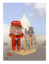 Cartoon: Impeachment ! (small) by Shahid Atiq tagged usa