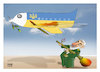 Cartoon: Iran downs Ukrainian flight ! (small) by Shahid Atiq tagged ukraine