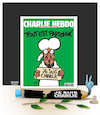 Cartoon: Justice for Charlie Abdo ! (small) by Shahid Atiq tagged france