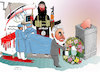 Cartoon: Kabul attacks ! (small) by Shahid Atiq tagged afghanistan,helmand