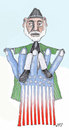 Cartoon: karzai afghanistan (small) by Shahid Atiq tagged karzai,afghanistan