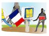 Cartoon: Keep France safe! (small) by Shahid Atiq tagged france