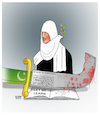 Cartoon: Let me Learn ! (small) by Shahid Atiq tagged afghanistan