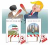 Cartoon: Only the pure are allowed in! (small) by Shahid Atiq tagged trump,afghanistan,safi,shahid,bahar,ieba,rayian,isi,pakistan,kabul