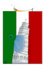 Cartoon: Pray for Italy and World ! (small) by Shahid Atiq tagged world