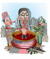 Cartoon: Preparing for the election! (small) by Shahid Atiq tagged afghanistan,balkh,helmand,kabul,london,nangarhar,attack