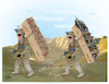 Cartoon: Preparing to leave ! (small) by Shahid Atiq tagged afghanistan